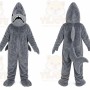 Gray Shark Mascot Costume