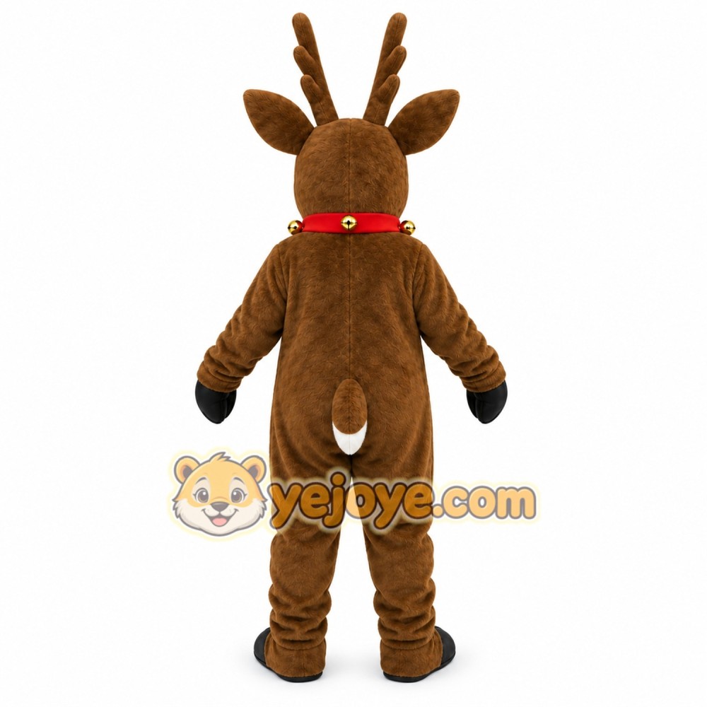 Brown Reindeer Mascot Costume Brown Reindeer Mascot Costume