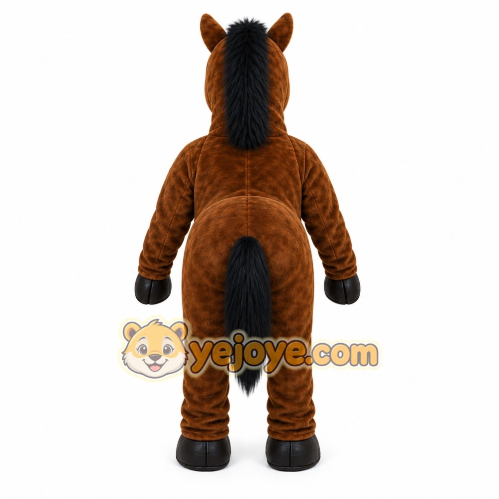 Brown Horse Mascot Costume