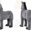 Gray Horse Mascot Costume