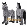 Gray Horse Mascot Costume