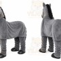 Gray Horse Mascot Costume