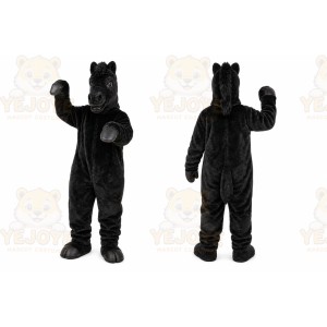 Black Horse Mascot Costume