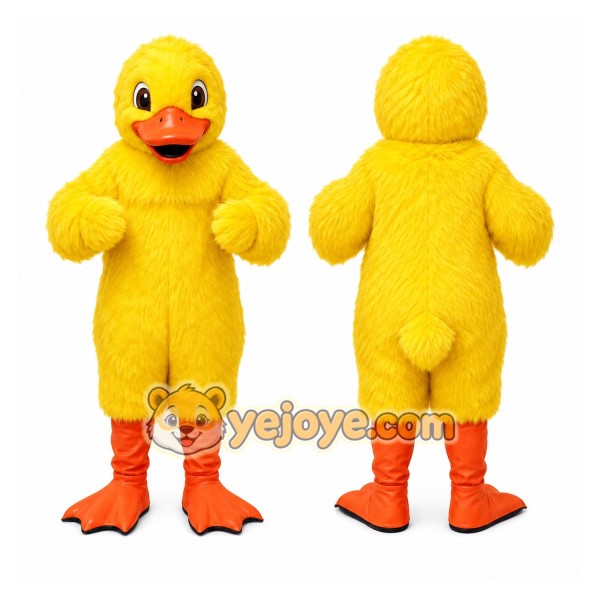 Yellow Duck Mascot Costume