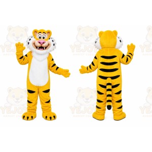 Yellow Tiger Mascot Costume