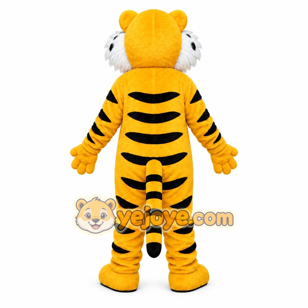 Yellow Tiger Mascot Costume Yellow Tiger Mascot Costume