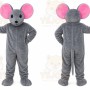 Gray Mouse Mascot Costume