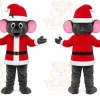 Santa Mouse Mascot Costume
