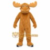 Tan Deer Mascot Costume Tan Deer Mascot Costume