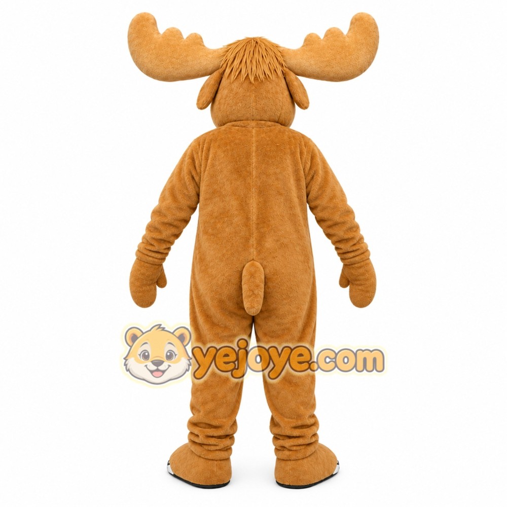 Tan Deer Mascot Costume Tan Deer Mascot Costume