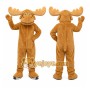 Tan Deer Mascot Costume