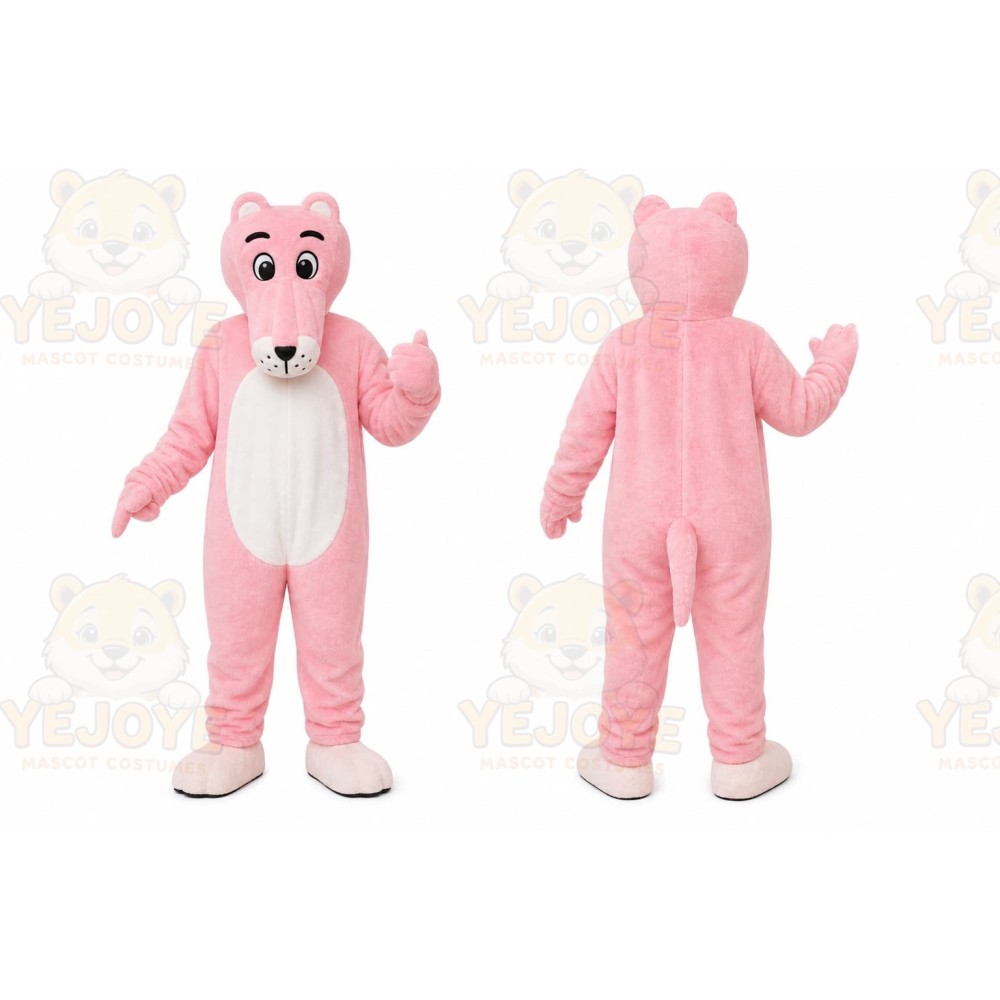 Pink Panther Mascot Costume