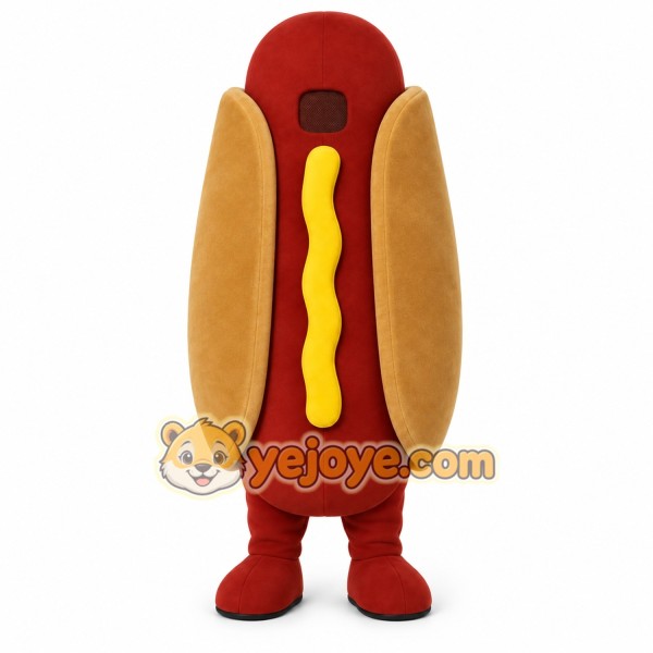 Hot Dog Mascot Costume Hot Dog Mascot Costume