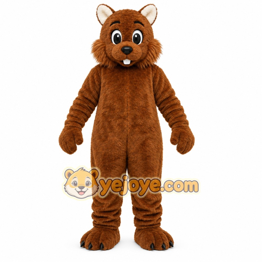 Brown Squirrel Mascot Costume Brown Squirrel Mascot Costume