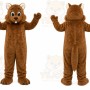 Brown Squirrel Mascot Costume