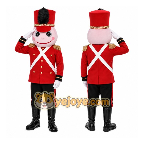 Toy Soldier Mascot Costume