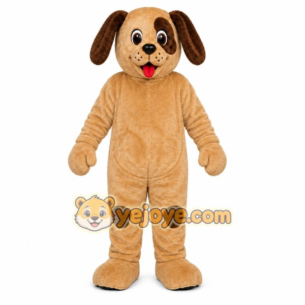 Beige Puppy Mascot Costume