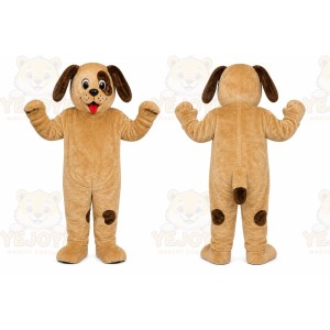 Beige Puppy Mascot Costume
