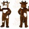 Brown Cow Mascot Costume