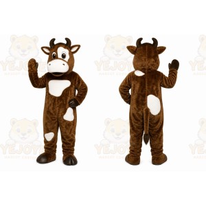Brown Cow Mascot Costume