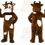Brown Cow Mascot Costume