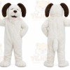 White Puppy Mascot Costume