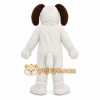 White Puppy Mascot Costume White Puppy Mascot Costume