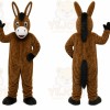 Brown Donkey Mascot Costume