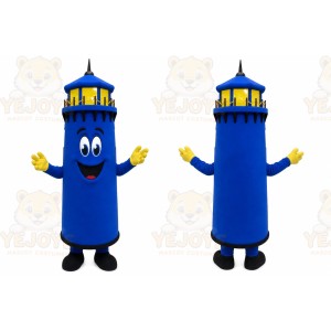 Blue Lighthouse Mascot Costume