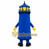 Blue Lighthouse Mascot Costume Blue Lighthouse Mascot Costume