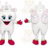 White Tooth Fairy Mascot Costume