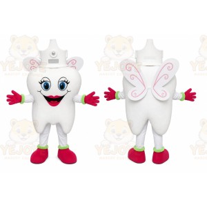 White Tooth Fairy Mascot Costume