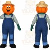 Pumpkin Farmer Mascot Costume