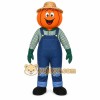 Pumpkin Farmer Mascot Costume Pumpkin Farmer Mascot Costume