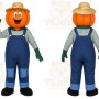 Pumpkin Farmer Mascot Costume