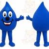 Blue Water Drop Mascot Costume