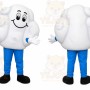 Cloud Character Mascot Costume