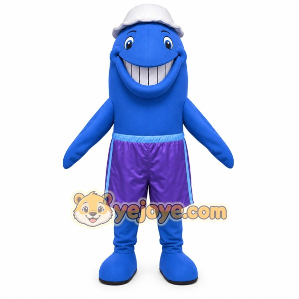 Blue Whale Mascot Costume
