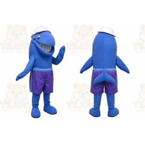 Blue Whale Mascot Costume