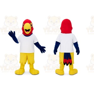 Red Parrot Mascot Costume