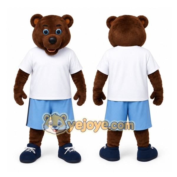 Brown Bear Mascot Costume