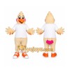 Beige Bird Mascot Costume Beige Bird Mascot Costume