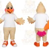 Beige Bird Mascot Costume