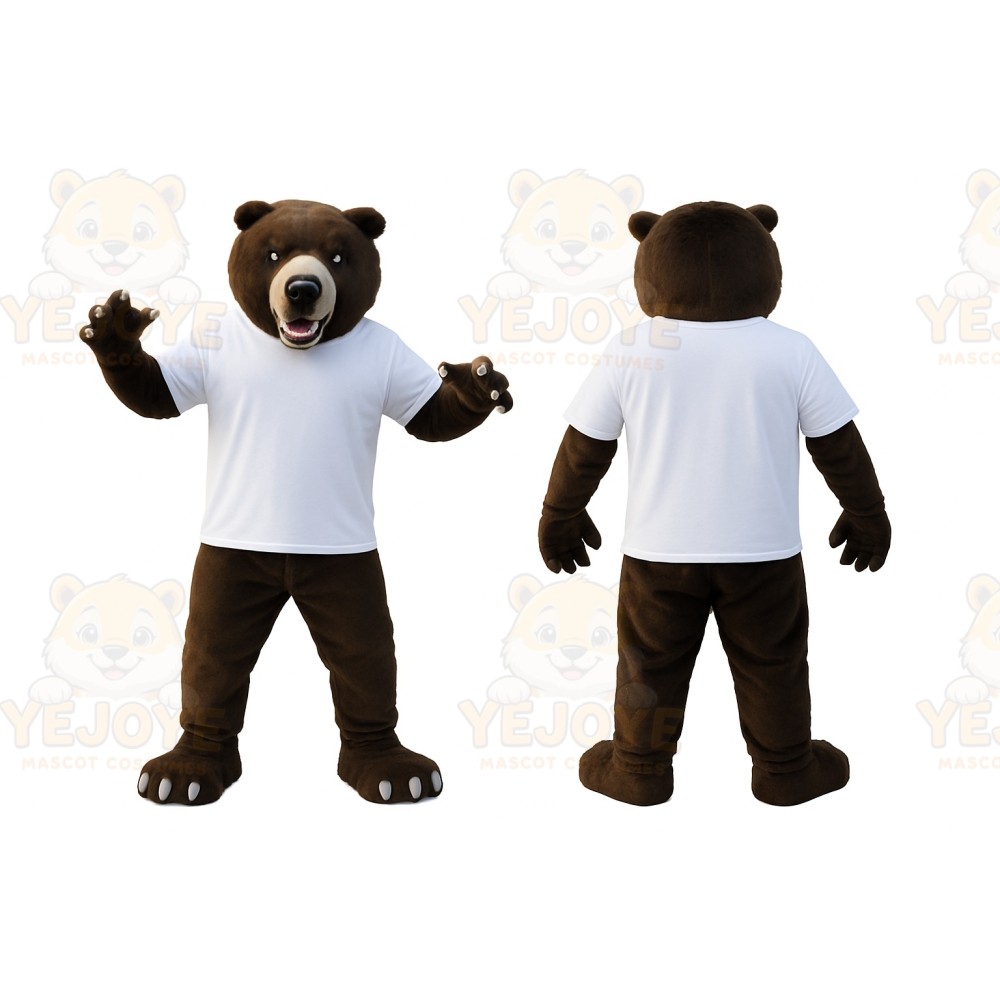Brown Bear Mascot Costume