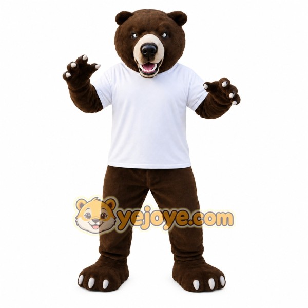 Brown Bear Mascot Costume Brown Bear Mascot Costume