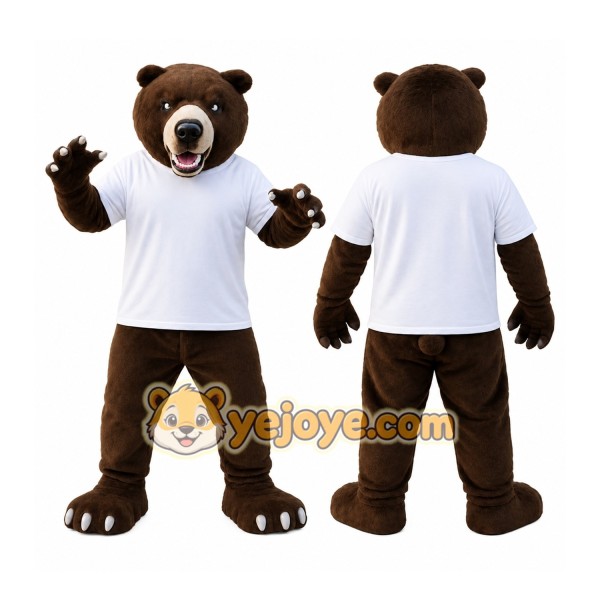 Brown Bear Mascot Costume