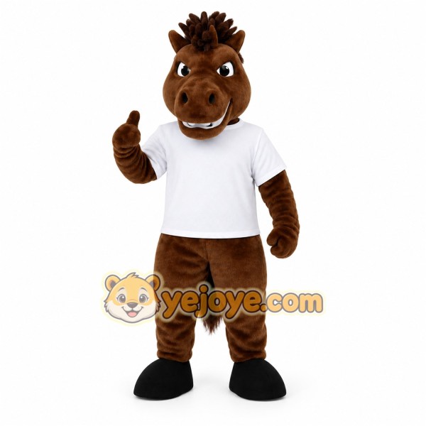 Brown Horse Mascot Costume