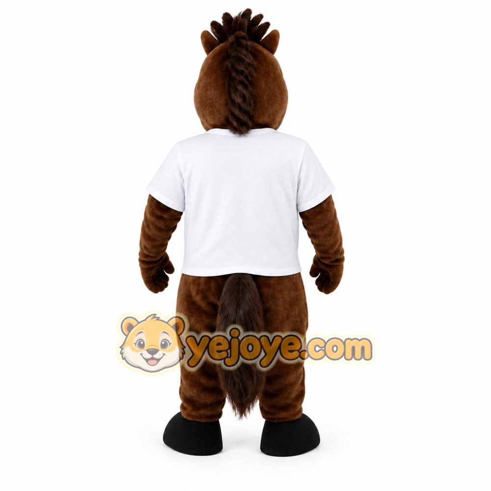 Brown Horse Mascot Costume