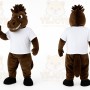 Brown Horse Mascot Costume