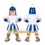 Blue Gladiator Mascot Costume